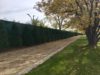 Equestrian sound barrier wall